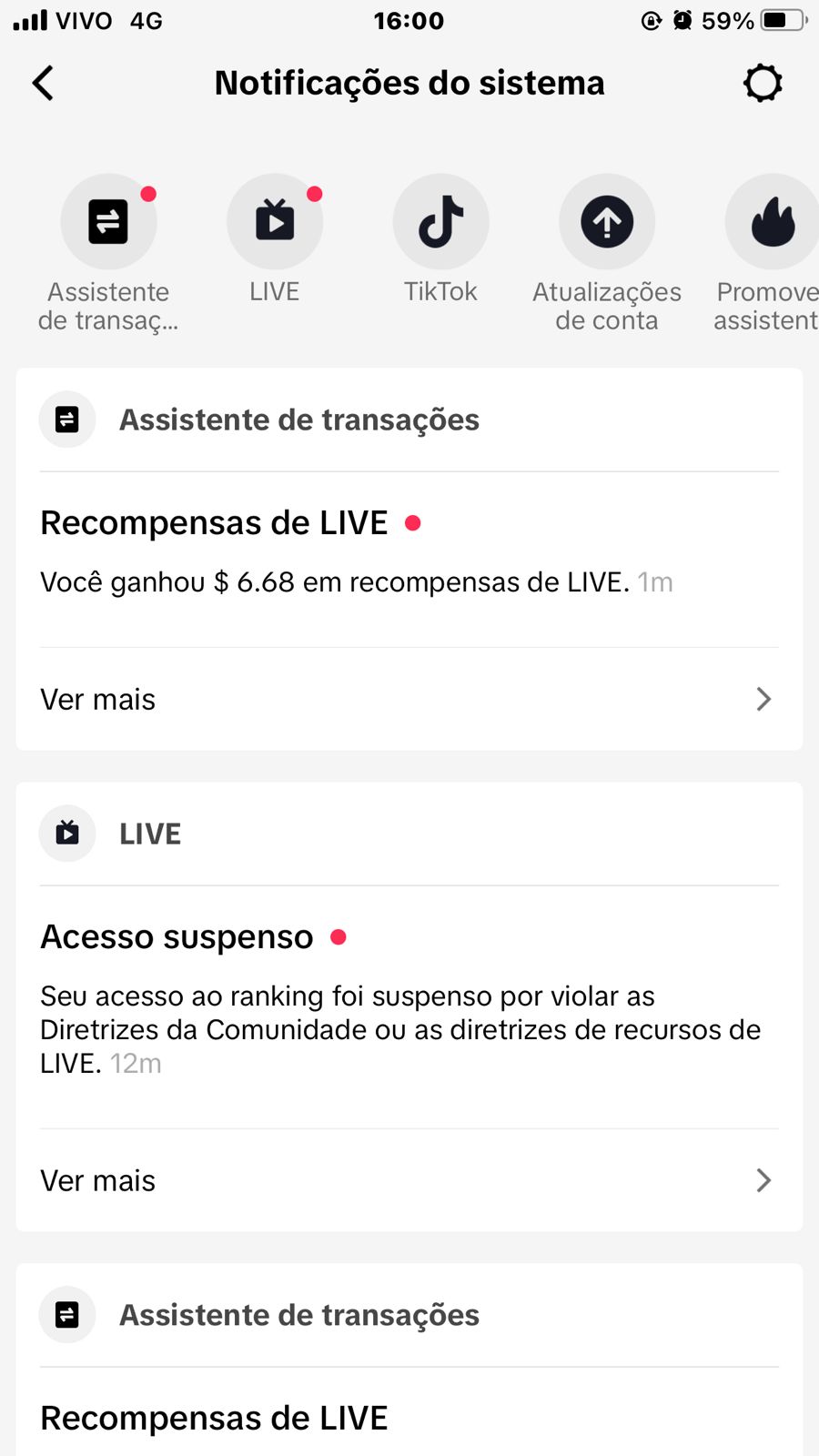 Resultado live 1